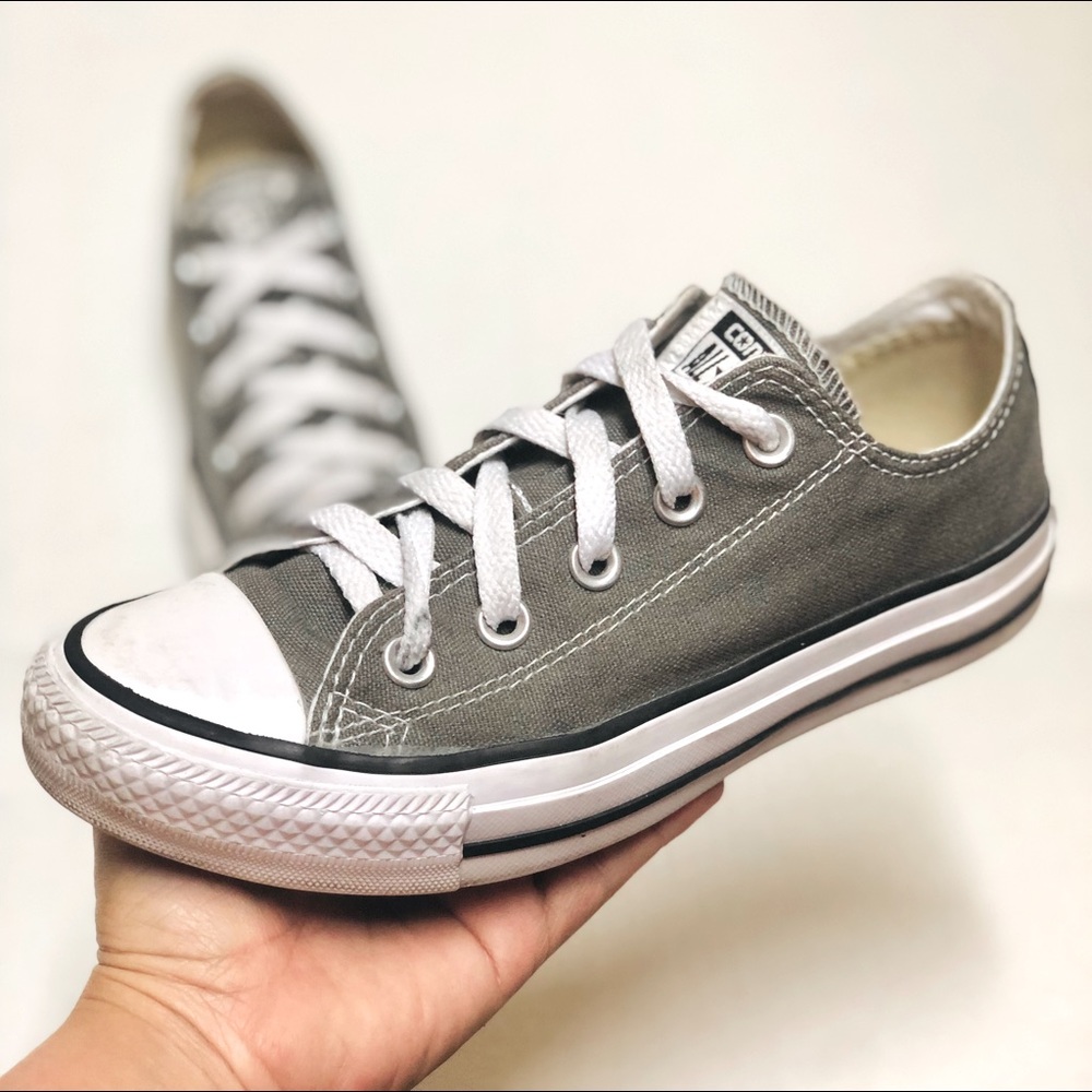 Converse All Star Ox Sneakers Size 5 Gray